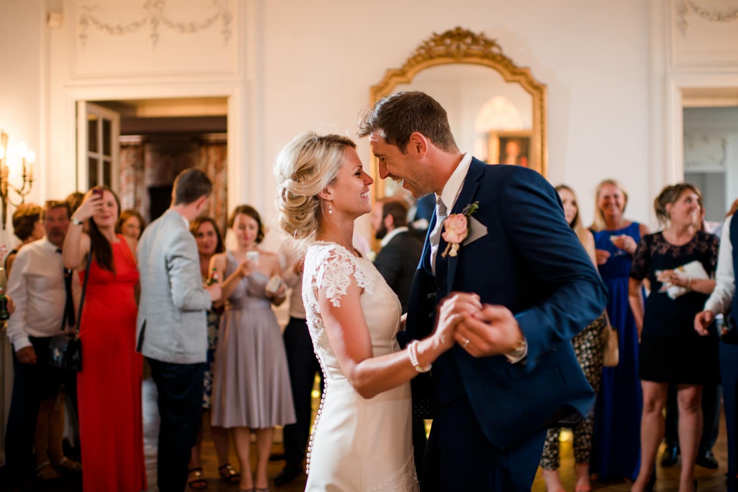 first dance at Chateau de Lacoste wedding