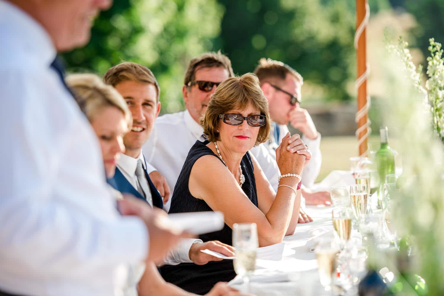 wedding speeches at Chateau de Lacoste