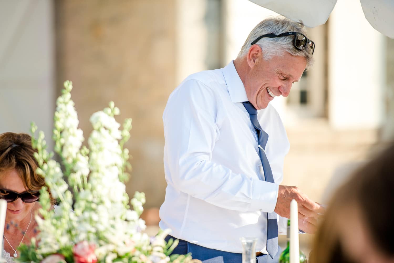 wedding speeches at Chateau de Lacoste