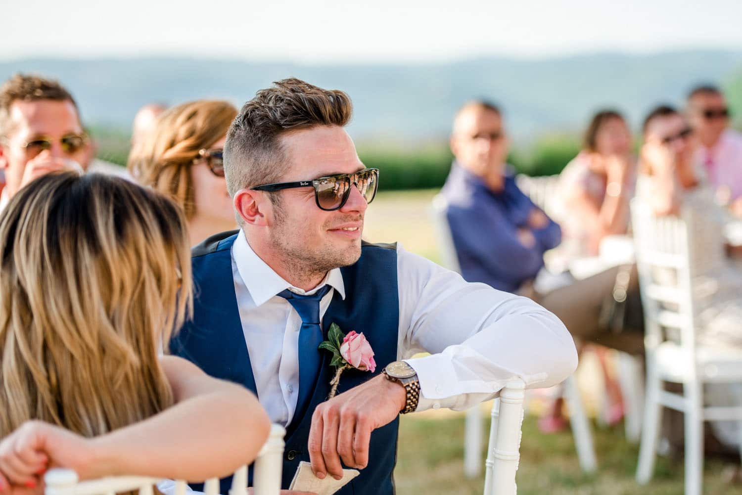 wedding speeches at Chateau de Lacoste