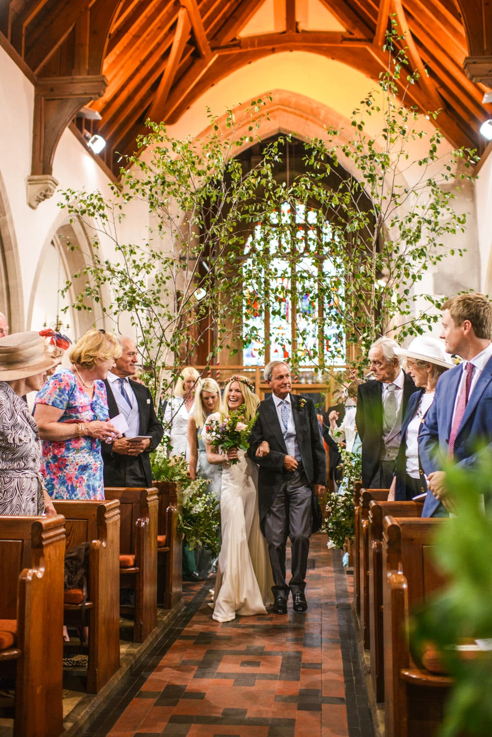 Dorset country wedding church ceremony