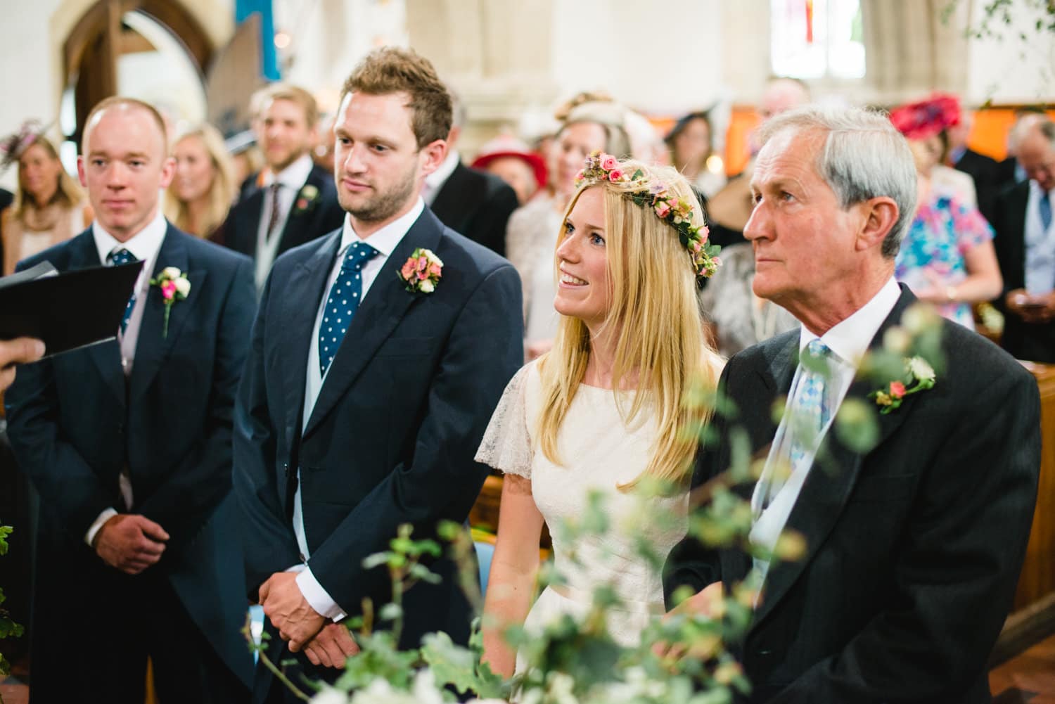 Dorset country wedding church ceremony