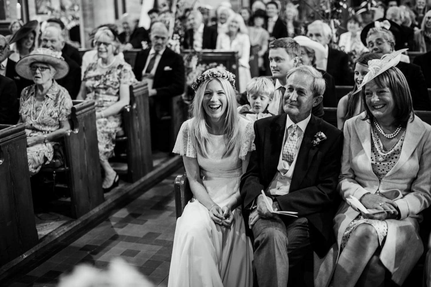 Dorset country wedding church ceremony