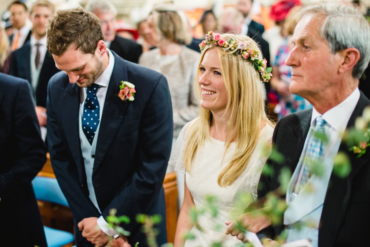 Dorset country wedding church ceremony