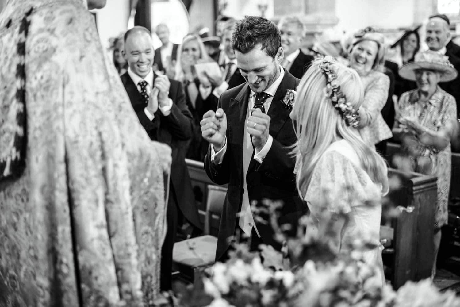 Dorset country wedding church ceremony