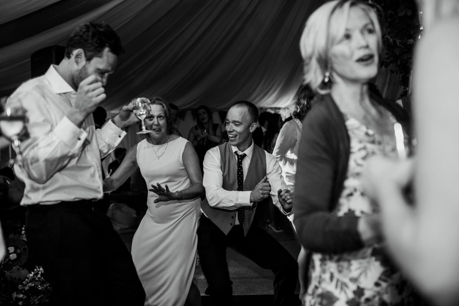 guests on dancefloor