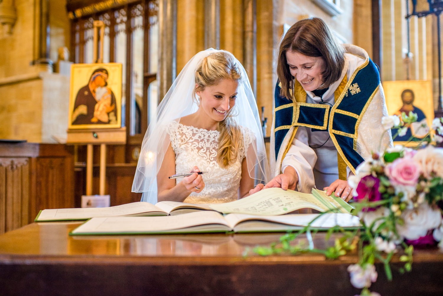 Sherborne Abbey Wedding Ceremony