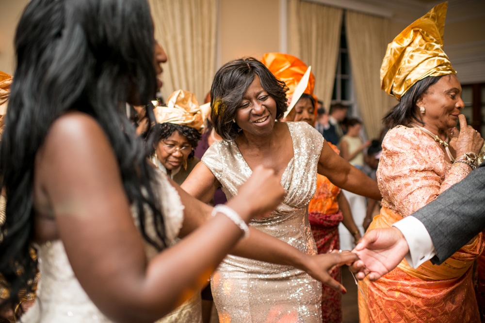 guests on dance floor