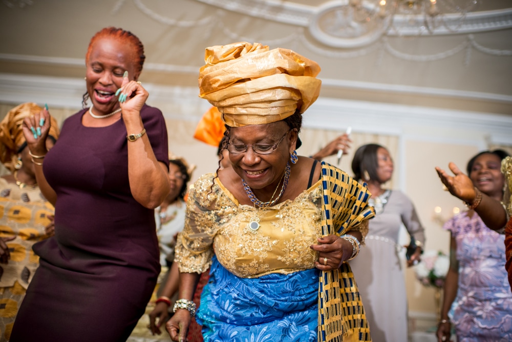 High Elms Manor Weddingguests on dance floor