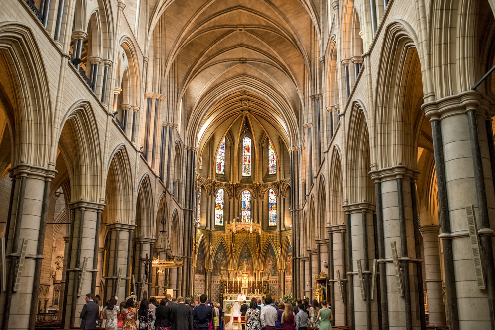 St james Church London wedding ceremony