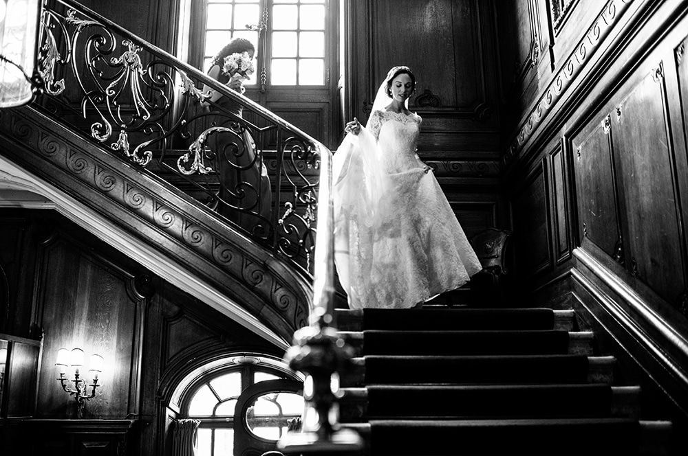 The Savile club London wedding staircase