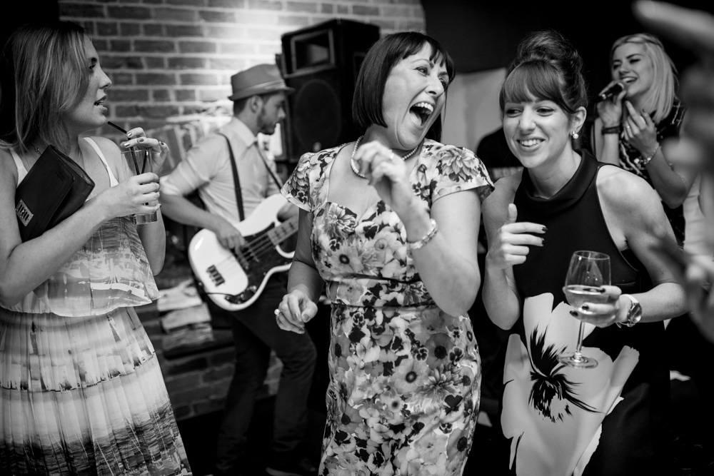 guests on dance floor at Bluebells Restaurant