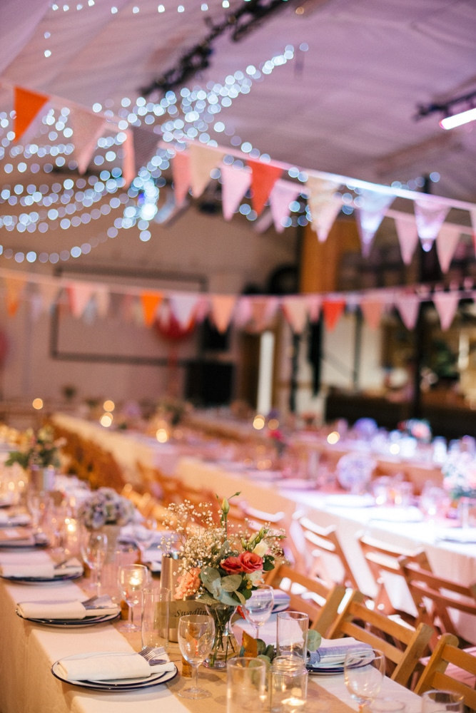 London fields brewery wedding the brew house bunting