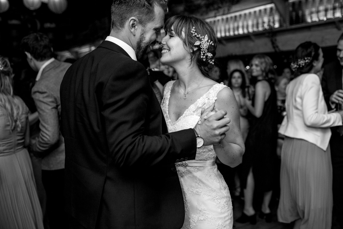 bride and grooms first dance