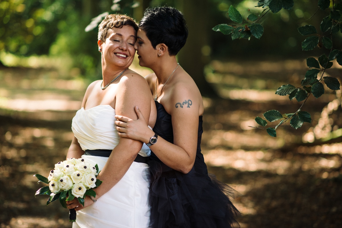 portrait from same sex wedding, Holland