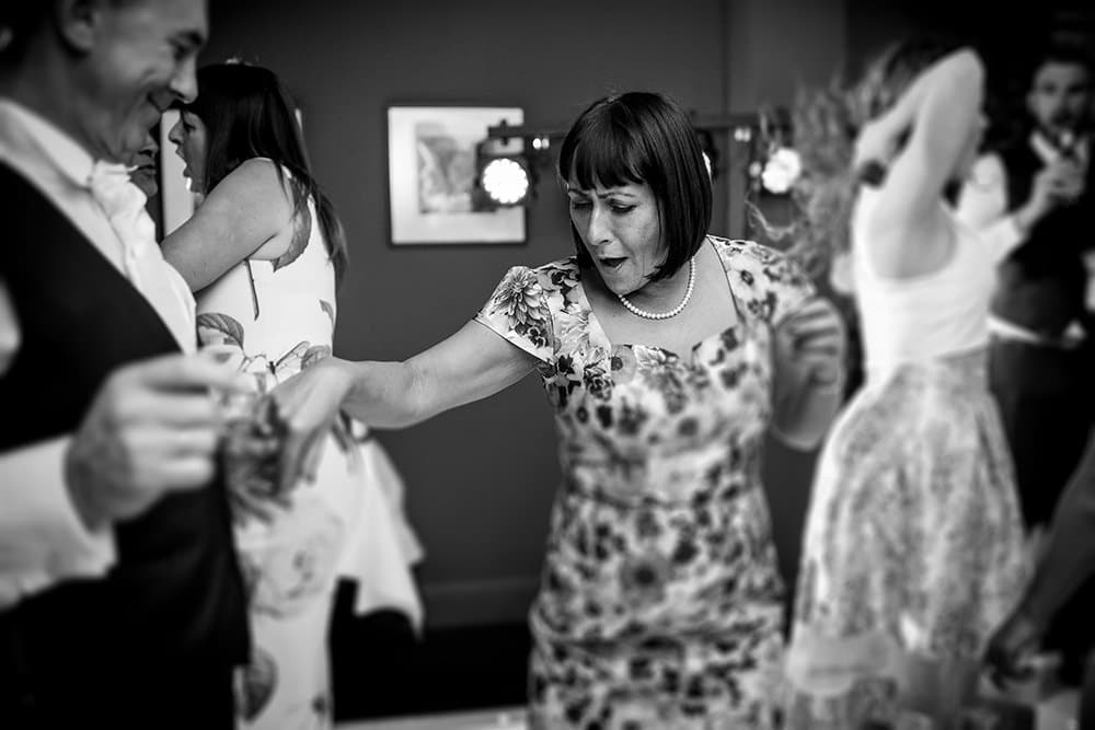 mother of bride on dance floor