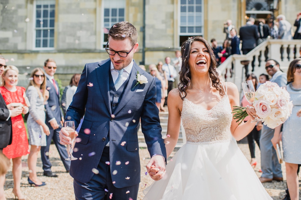 confetti at Botleys Mansion Surrey