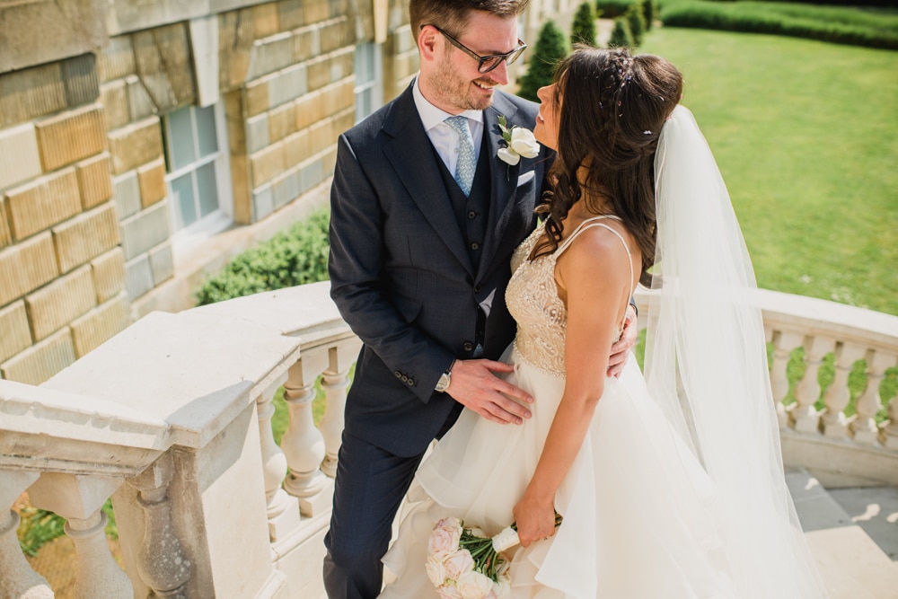 couple portraits at Botleys Mansion