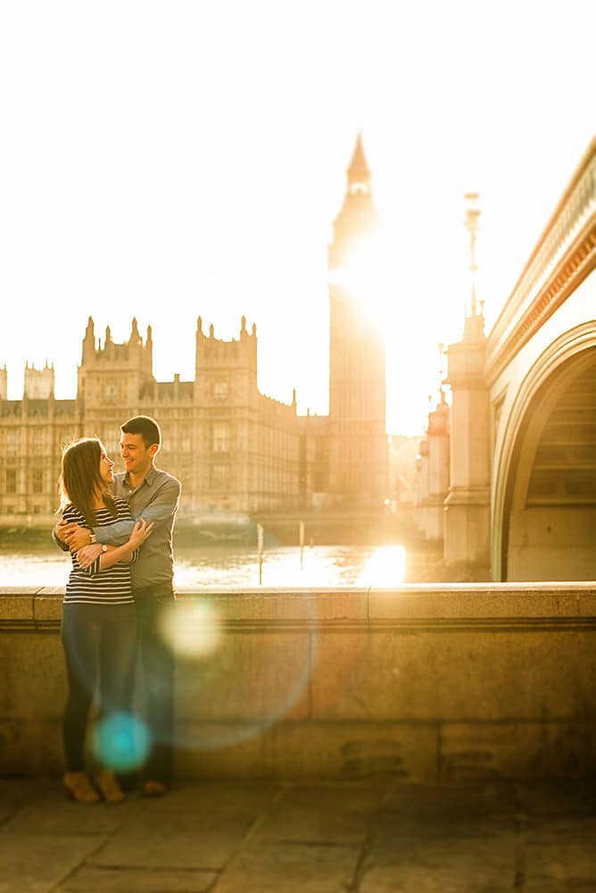 London Southbank Couples Shoot Westminster