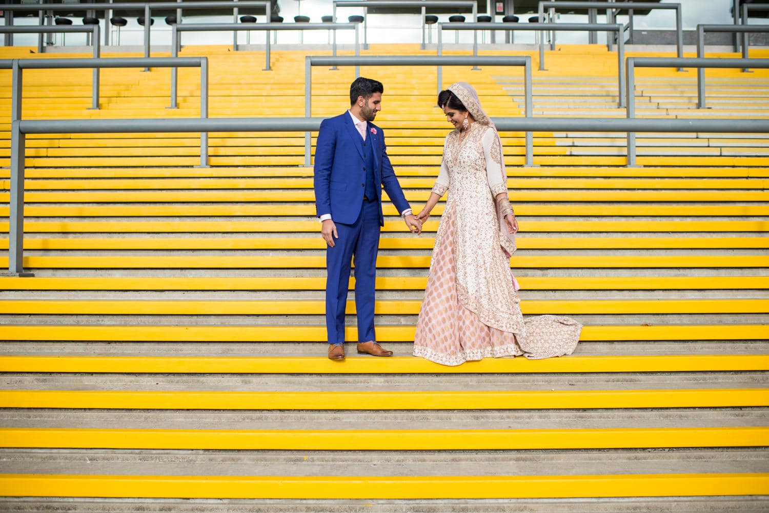 Newbury Racecourse Walima couple portaits