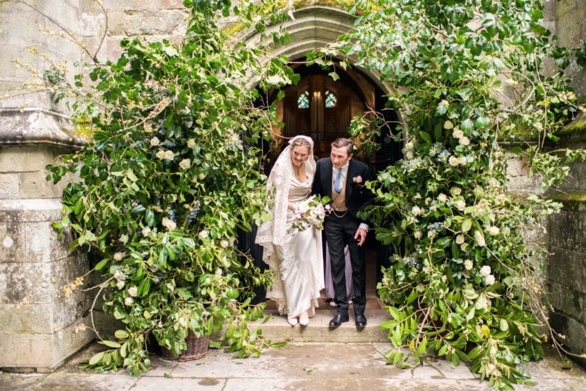 wedding ceremony at Bryanston School