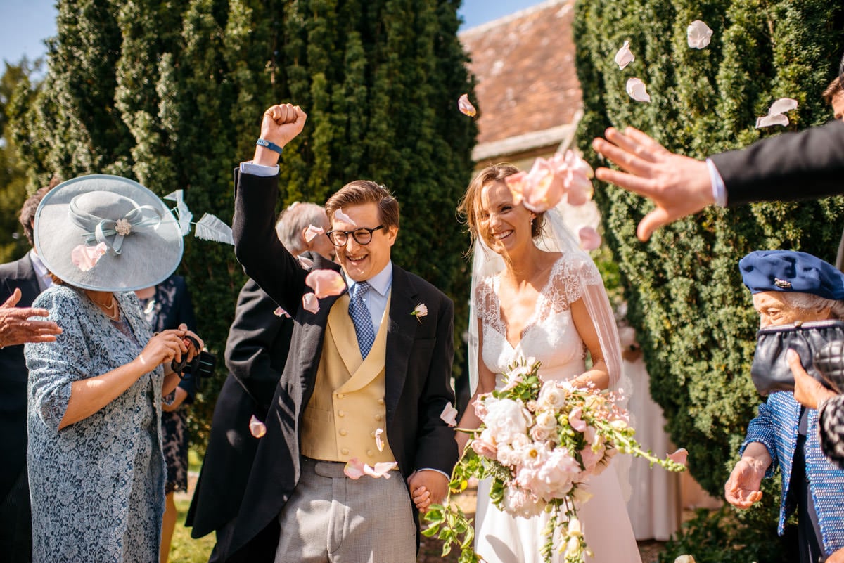 Hatch House Wedding Featuring Sunny Outdoor Speeches and Country Views