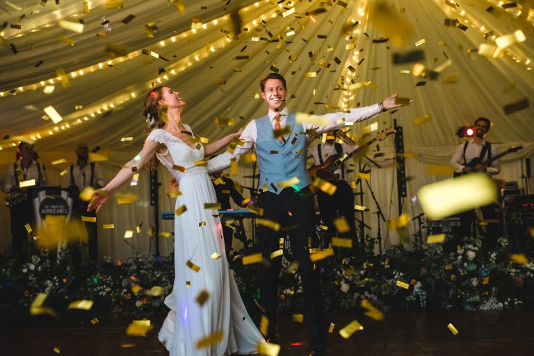 Cotswold confetti dance floor