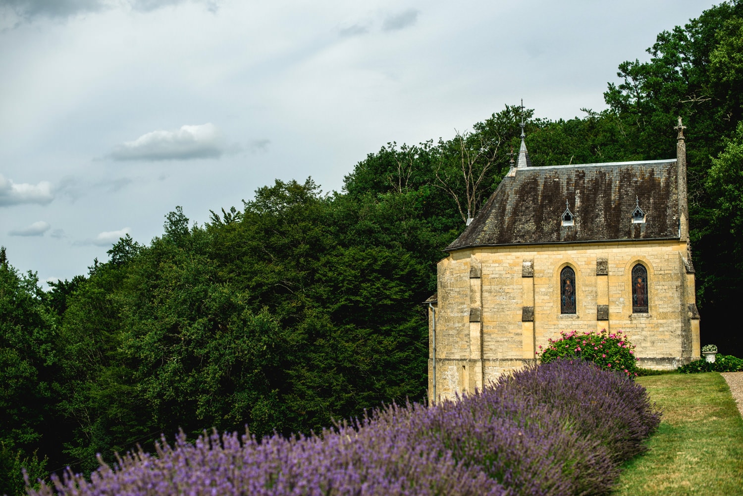 the chapel at Chateau de Lacoste France