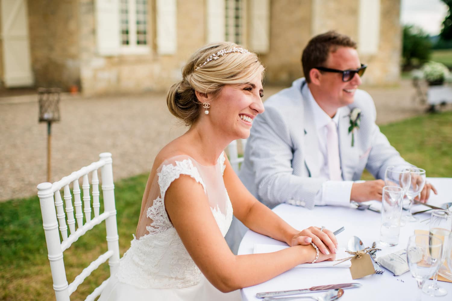 speeches at Chateau de Lacoste