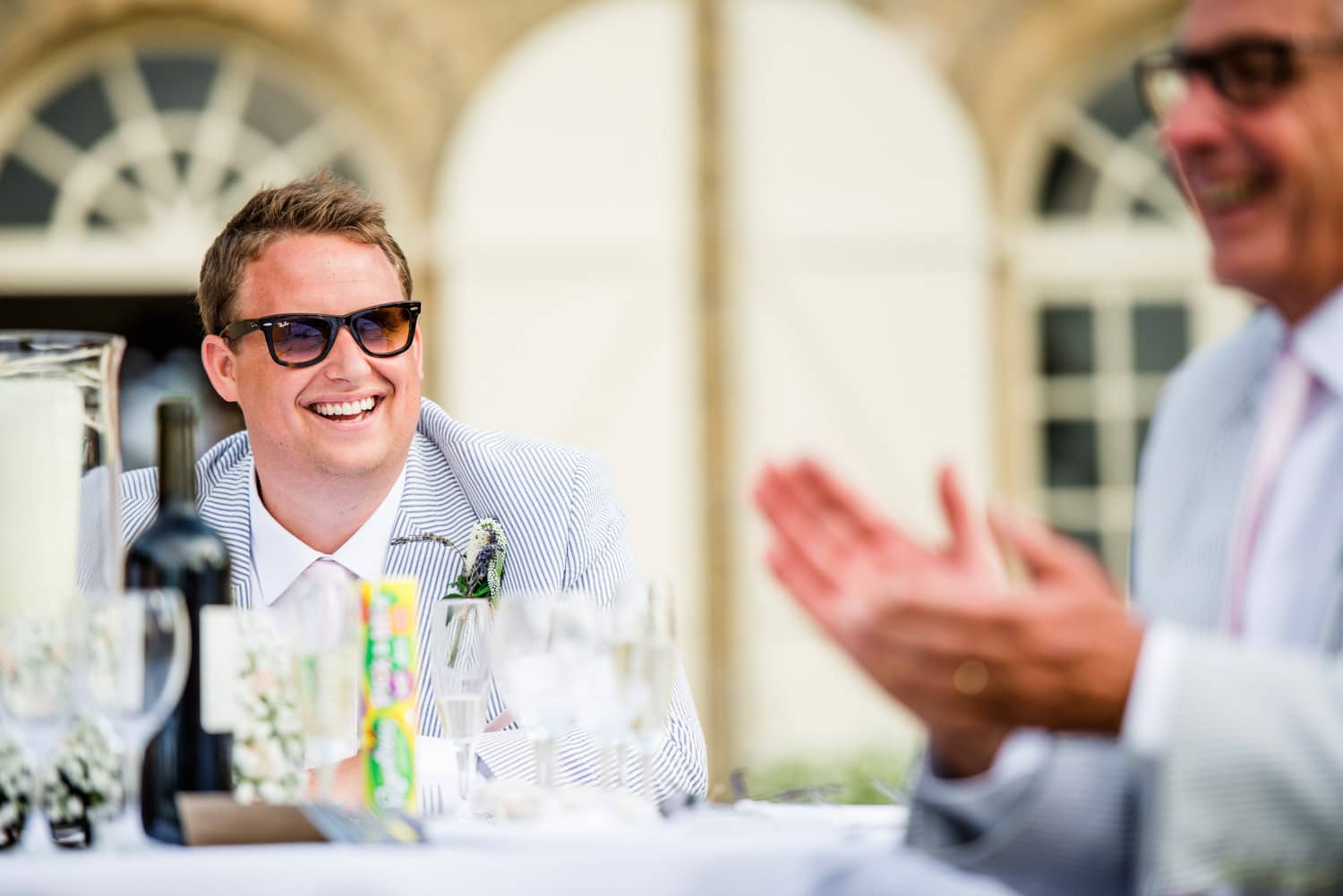 speeches at Chateau de Lacoste