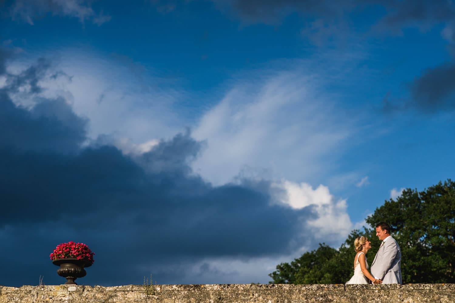 wedding portraits at Chateau de Lacoste