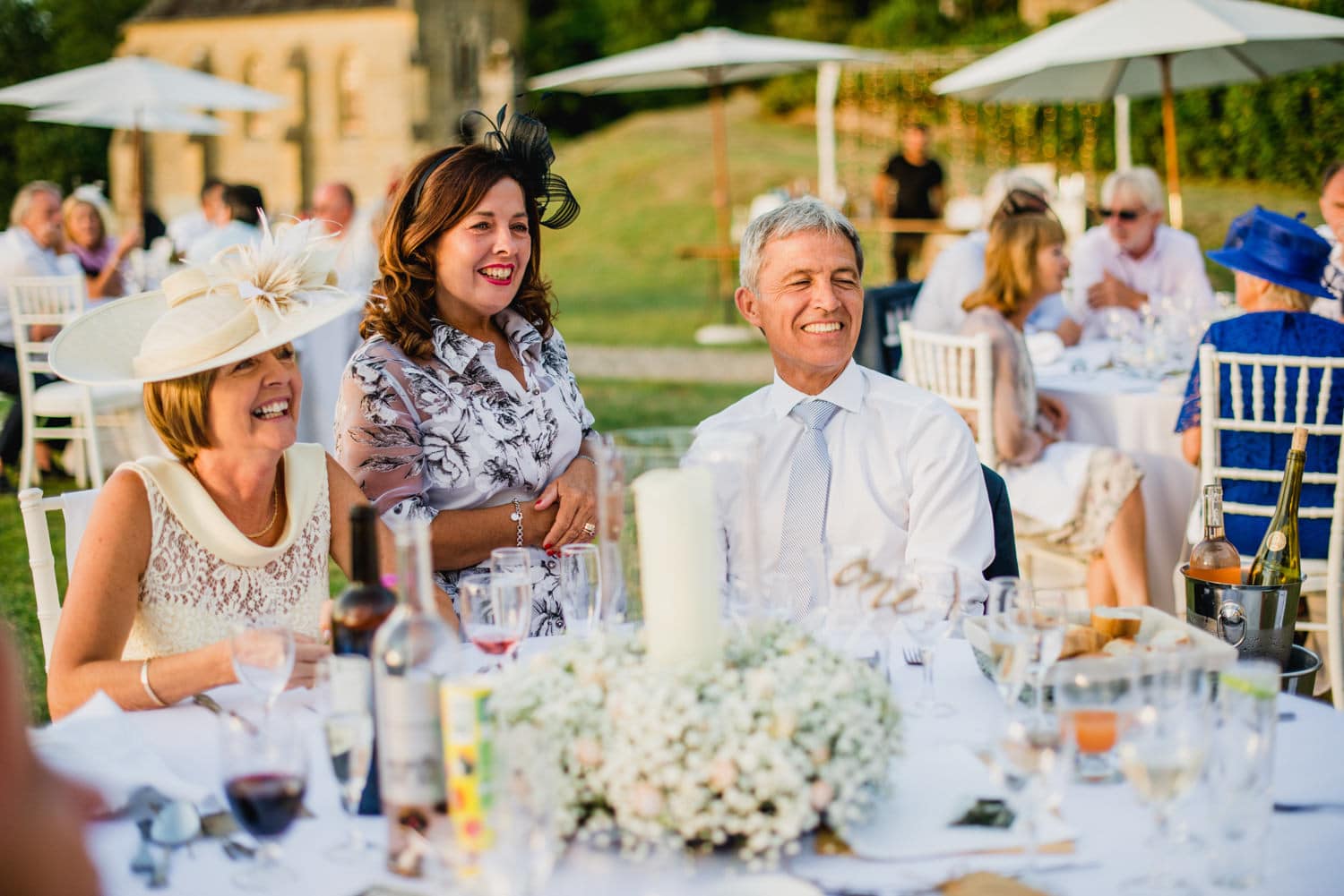 speeches at Chateau de Lacoste