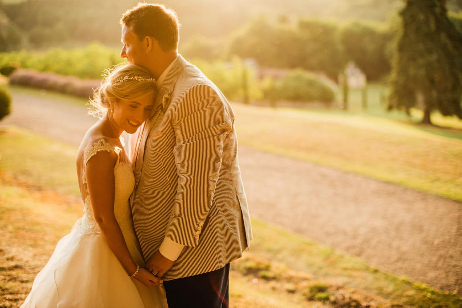 wedding portraits at Chateau de Lacoste