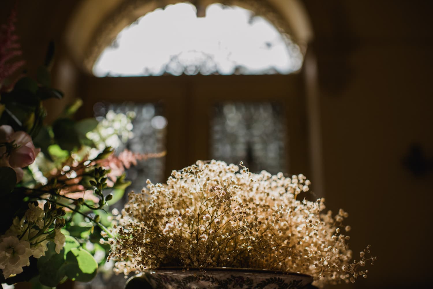 flowers at chateau la Durantie