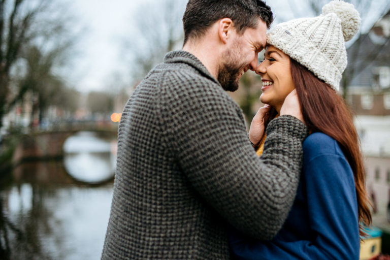 Winter Engagement Session in Amsterdam