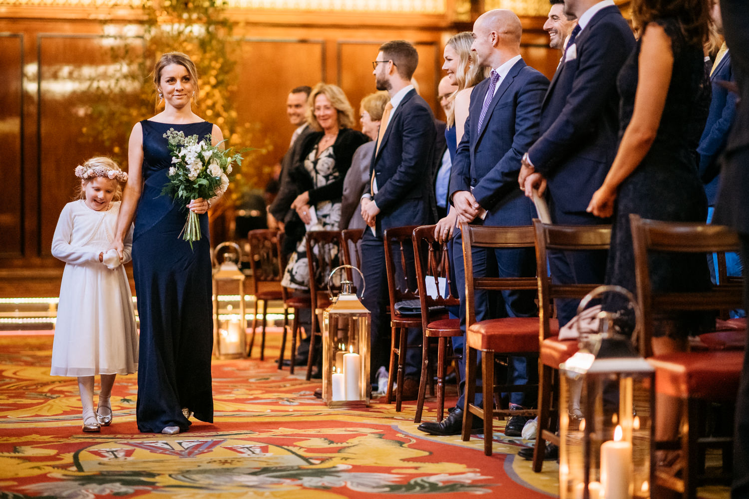 Merchant Taylors’ Hall London Wedding ceremony