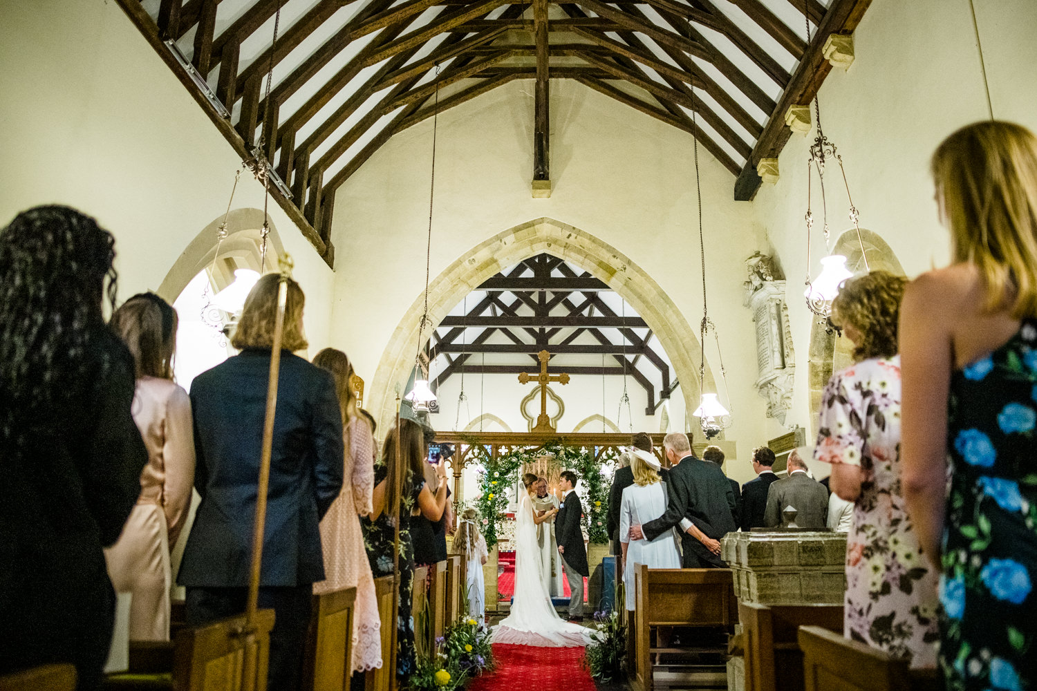 St Laurence Church Lurgashall wedding ceremony