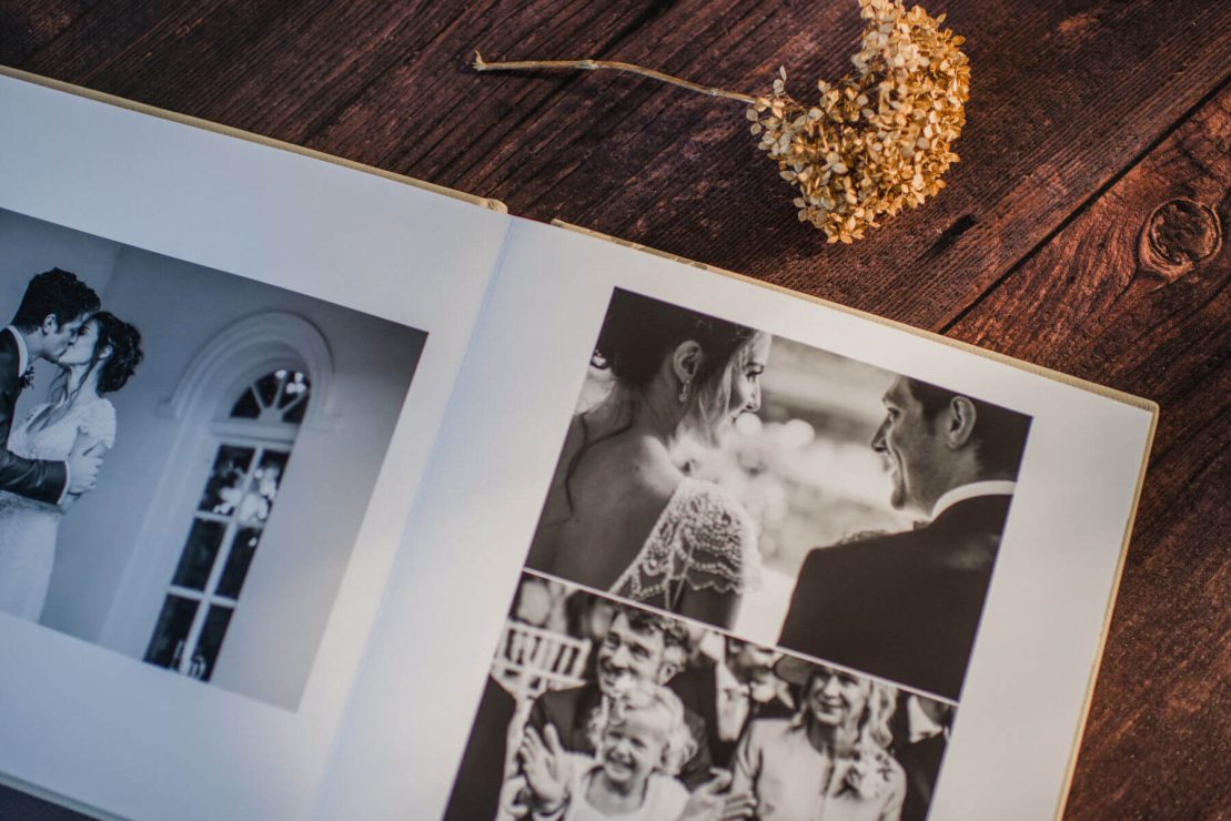 Fine art wedding album