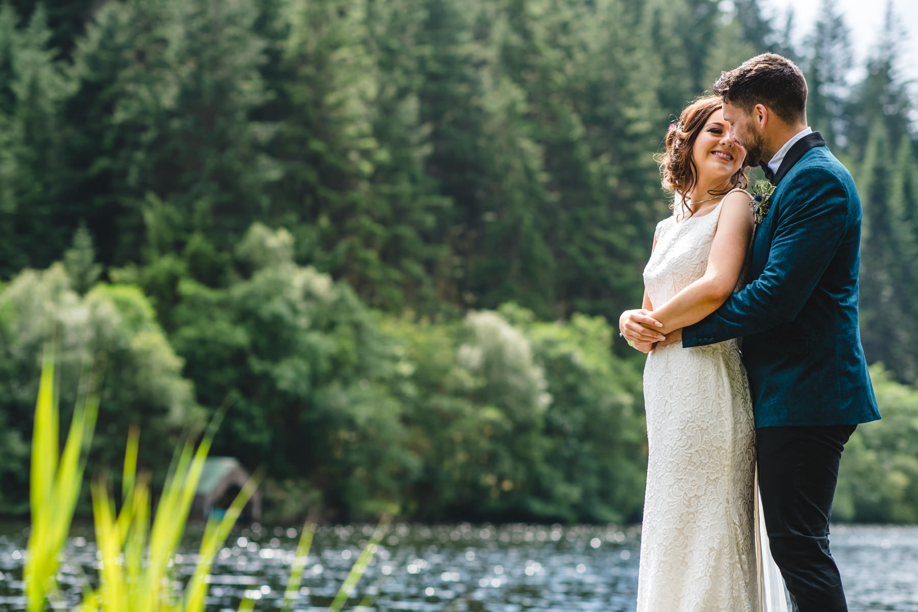 Loch Ard Wedding Portraits